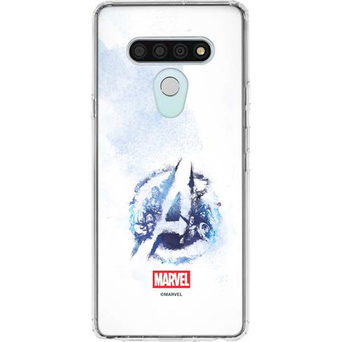 Marvel Avengers Blue Logo LG Stylo 6 Clear Case