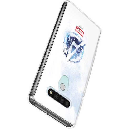 Marvel Avengers Blue Logo LG Stylo 6 Clear Case