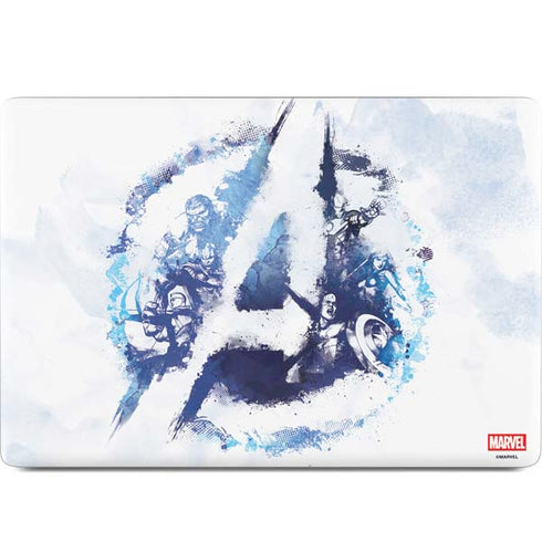Marvel Avengers Blue Logo MacBook Skins