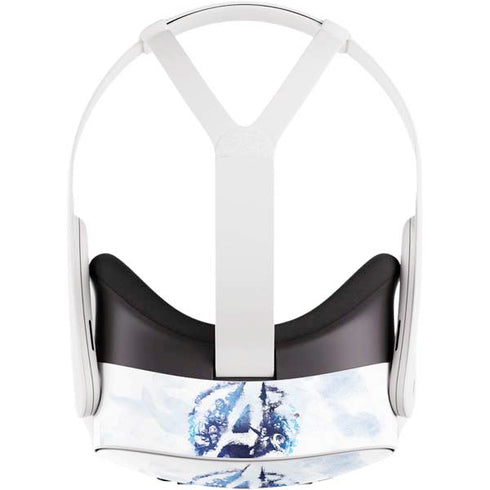 Marvel Avengers Blue Logo Meta Quest 3S Skin