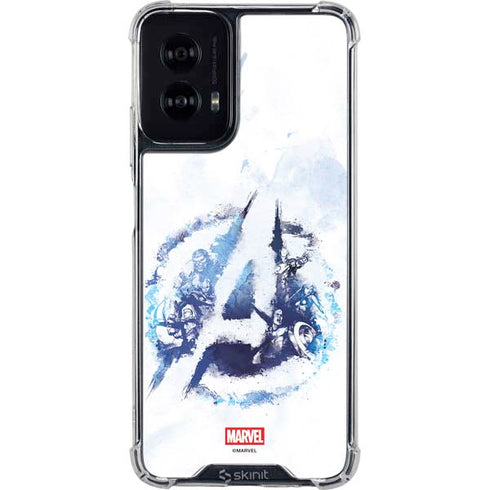 Marvel Avengers Blue Logo Moto G Power 5G (2024) Clear Case