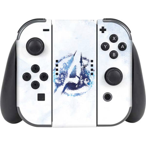 Marvel Avengers Blue Logo Nintendo Skins