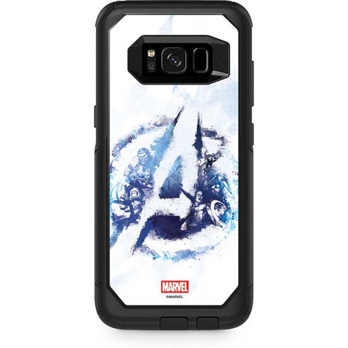 Marvel Avengers Blue Logo Otterbox Commuter Galaxy Skin