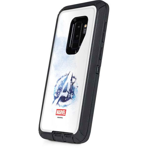 Marvel Avengers Blue Logo Otterbox Defender Galaxy Skin