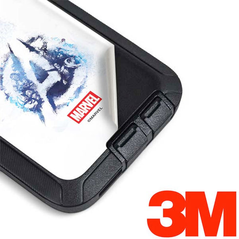 Marvel Avengers Blue Logo Otterbox Defender Galaxy Skin