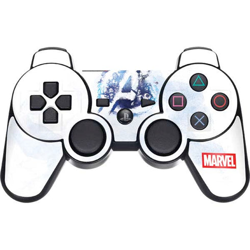 Marvel Avengers Blue Logo PS3 Dual Shock wireless controller Skin
