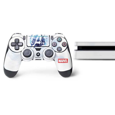 Marvel Avengers Blue Logo PS4 Slim Bundle Skin