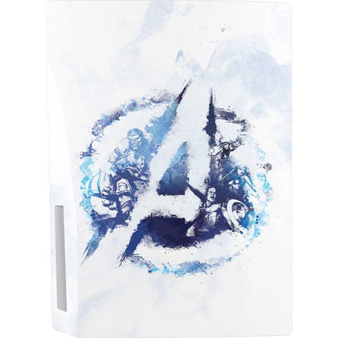 Marvel Avengers Blue Logo PS5 Bundle Skin