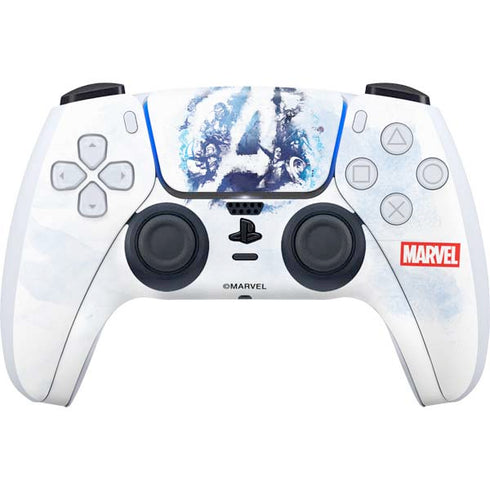 Marvel Avengers Blue Logo PlayStation PS5 Skins