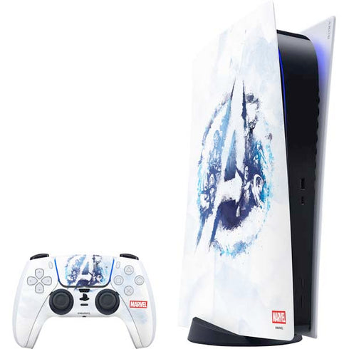 Marvel Avengers Blue Logo PS5 Digital Edition Bundle Skin