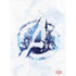 Marvel Avengers Blue Logo PS5 Digital Edition Console Skin