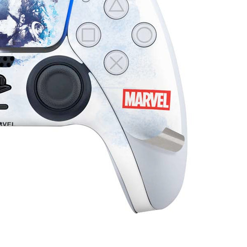 Marvel Avengers Blue Logo PS5 Slim Disk Bundle Skin