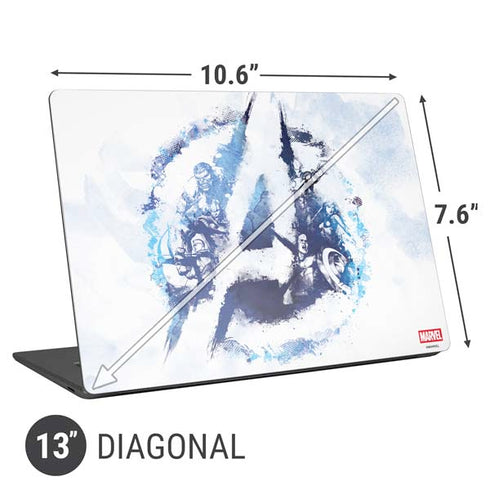 Marvel Avengers Blue Logo Universal Laptop 13in (10.6 x 7.6in) Skin