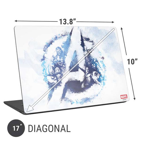 Marvel Avengers Blue Logo Universal Laptop 17in (13.8 x 10in) Skin