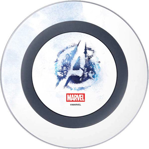 Marvel Avengers Blue Logo Wireless Charger Skin