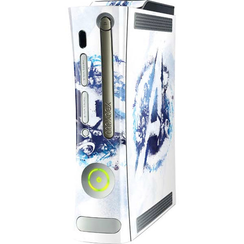 Marvel Avengers Blue Logo Xbox 360 (Includes HDD) Skin