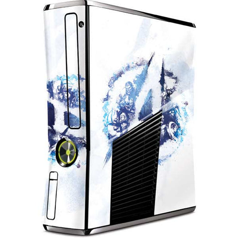 Marvel Avengers Blue Logo Xbox 360 Slim (2010) Skin