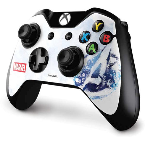 Marvel Avengers Blue Logo Xbox One Controller Skin