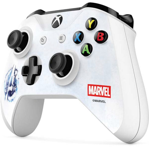 Marvel Avengers Blue Logo Xbox One S All-Digital Edition Bundle Skin