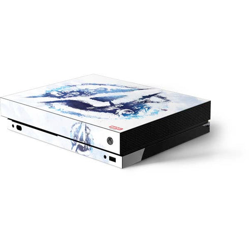 Marvel Avengers Blue Logo Xbox One X Console Skin