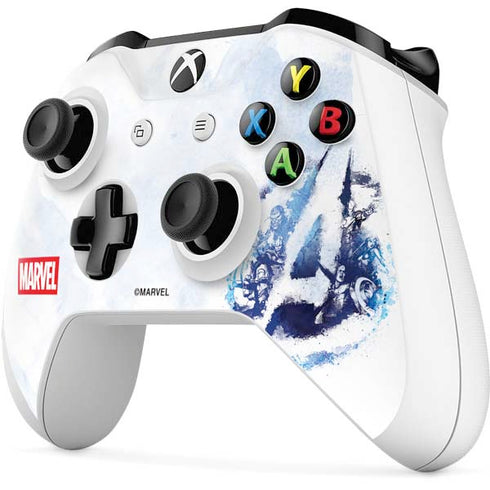 Marvel Avengers Blue Logo Xbox One X Controller Skin