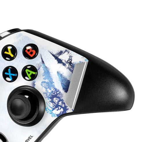 Marvel Avengers Blue Logo Xbox One X Controller Skin