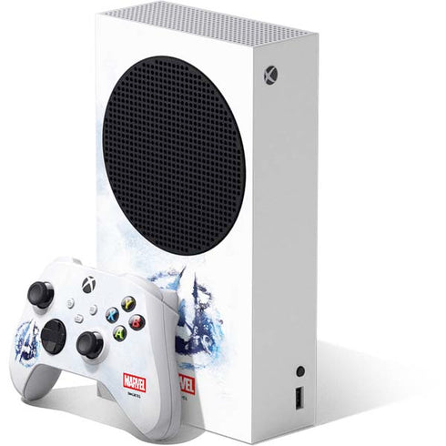 Marvel Avengers Blue Logo Xbox Series S Bundle Skin
