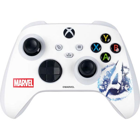 Marvel Avengers Blue Logo Xbox Series S Controller Skin