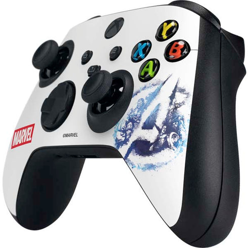 Marvel Avengers Blue Logo Xbox Series X Controller Skin