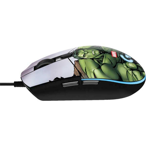 Marvel Avengers Hulk G203 Prodigy RGB Wired Gaming Mouse Skin