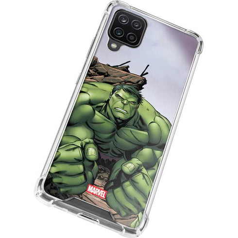 Marvel Avengers Hulk Galaxy A12 Clear Case