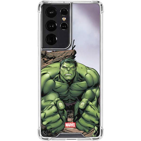 Marvel Avengers Hulk Galaxy S21 Ultra 5G Clear Case