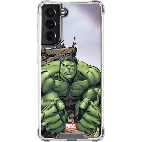 Marvel Avengers Hulk Galaxy S22 Clear Case
