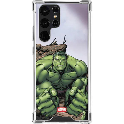 Marvel Avengers Hulk Galaxy S22 Ultra Clear Case