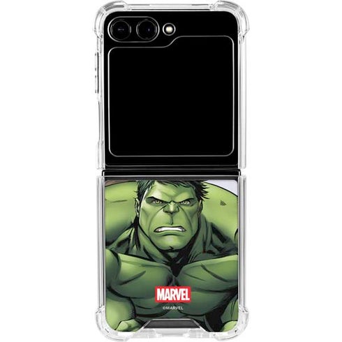 Marvel Avengers Hulk Galaxy Z Flip5 5G Clear Case