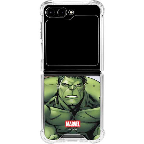 Marvel Avengers Hulk Galaxy Z Flip6 Clear Case