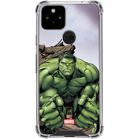 Marvel Avengers Hulk Google Pixel 5 Clear Case