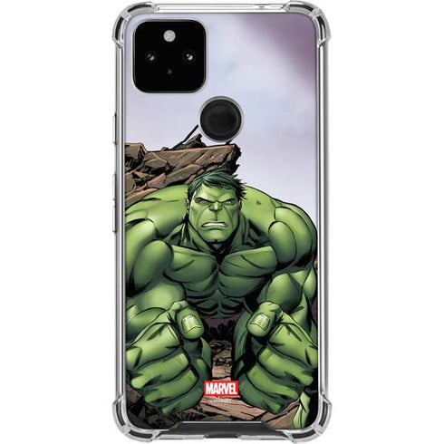 Marvel Avengers Hulk Google Pixel 5a 5G Clear Case