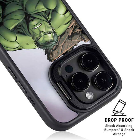 Marvel Avengers Hulk iPhone 14 Pro Kickstand Case