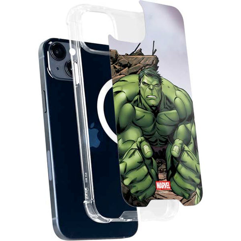 Marvel Avengers Hulk iPhone 15 Plus MagSafe Case