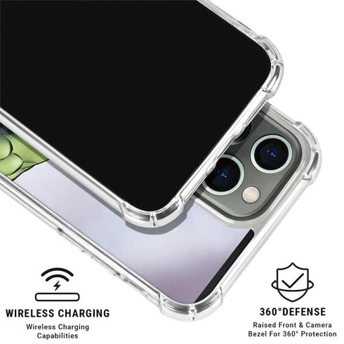 Marvel Avengers Hulk iPhone 15 Pro Clear Case