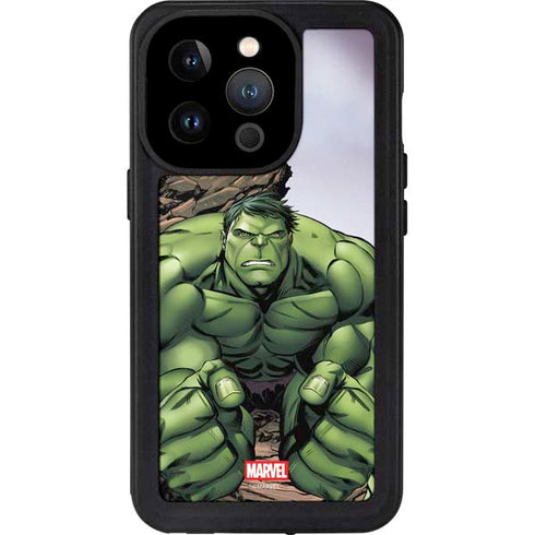 Marvel Avengers Hulk iPhone 15 Pro Waterproof Case
