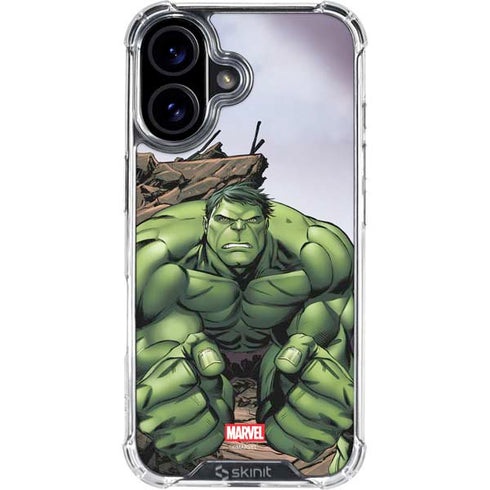 Marvel Avengers Hulk iPhone 16 Clear Case