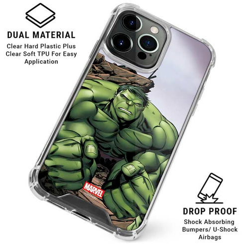 Marvel Avengers Hulk iPhone 16 Pro Clear Case