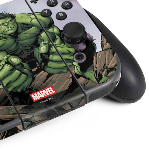 Marvel Avengers Hulk Nintendo Switch (2017-2021) Joy-Con Controller Skin