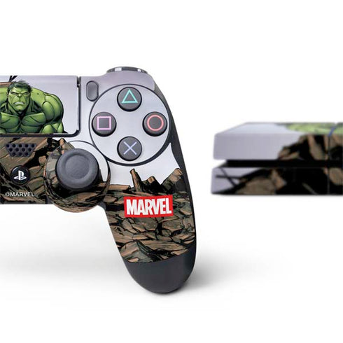 Marvel Avengers Hulk PS4 Console and Controller Bundle Skin