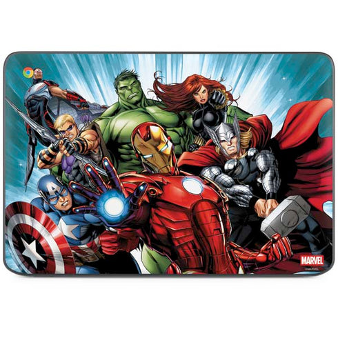 Marvel Avengers Team HP Chromebook Skin
