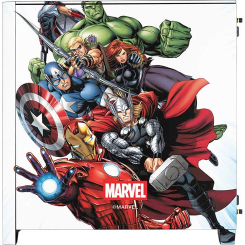 Marvel Avengers Team Corsair 4000D Tempered Glass Mid-Tower ATX Case Skin