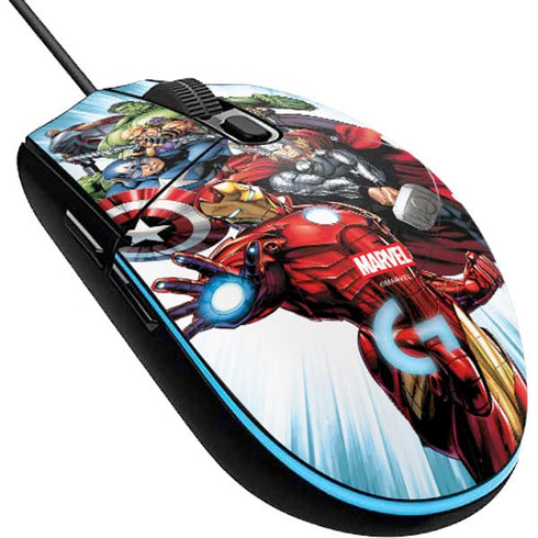 Marvel Avengers Team G203 Prodigy RGB Wired Gaming Mouse Skin