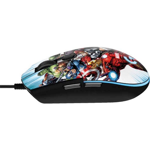 Marvel Avengers Team G203 Prodigy RGB Wired Gaming Mouse Skin